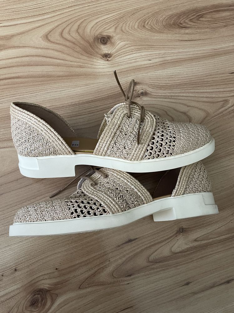 CAMPER Raffia Natural/Нови летни дамски обувки 40