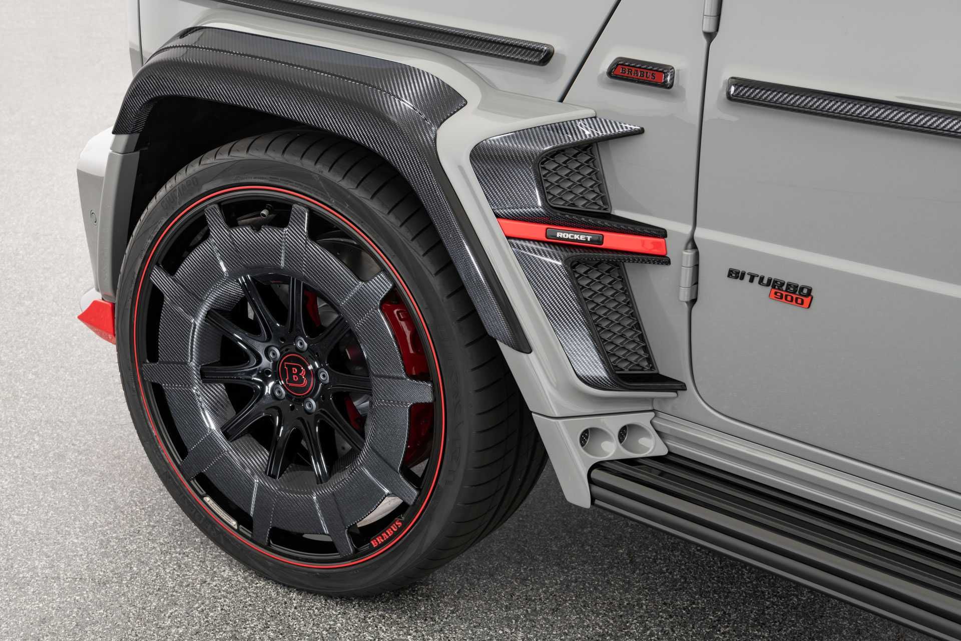 24" Ковани Джанти BRABUS Rocket 900 Monoblock Z с AERO DISC Carbon