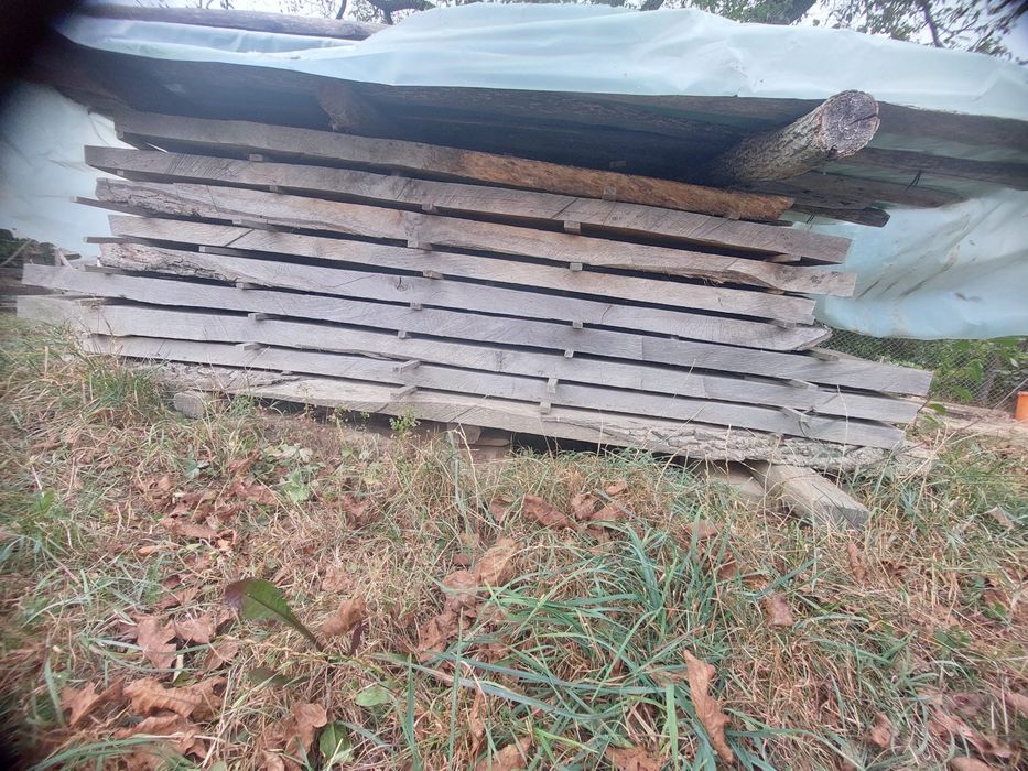 Poștă/scandura stejar grosime 7 cm