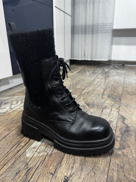 Италиански боти Manila Grace естествена кожа