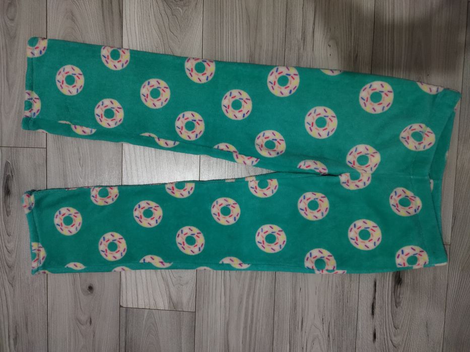 Pantaloni pijamale noi pufoase coccolino model gogoși dama mărimea S-M