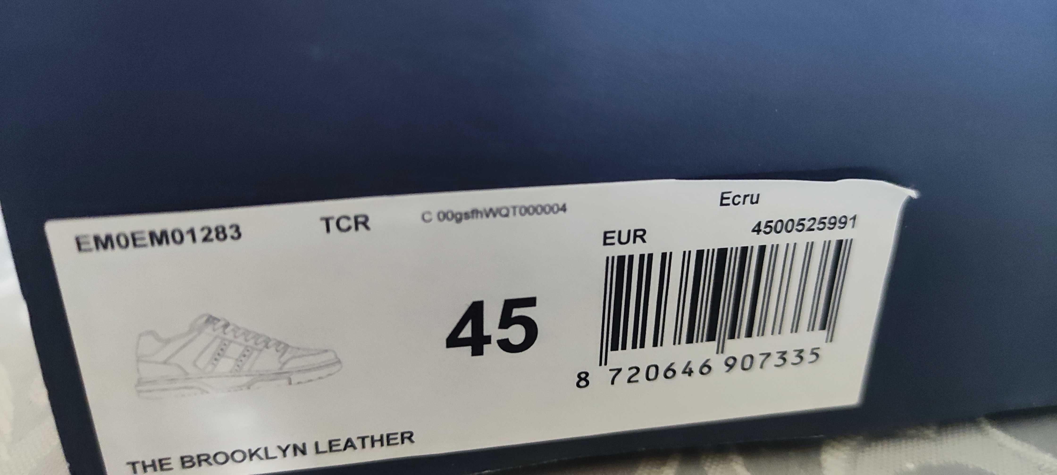 Мъжки маратонки естествена кожа Tommy Hilfiger,