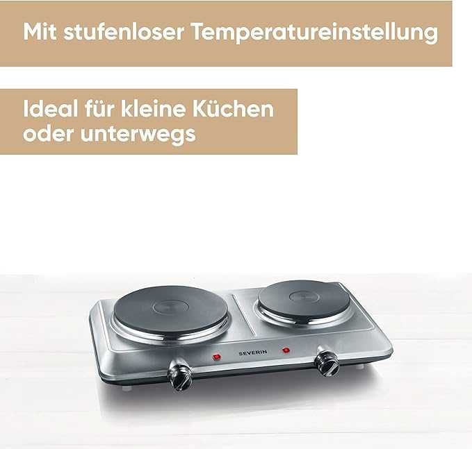 Мощен Двоен Котлон Severin DK 1014, 2500 W с Гаранция