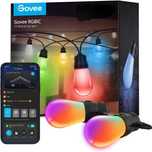Govee S14, 14,6 метра H7015 RGBIC външни светлини с 15 димируеми LED..