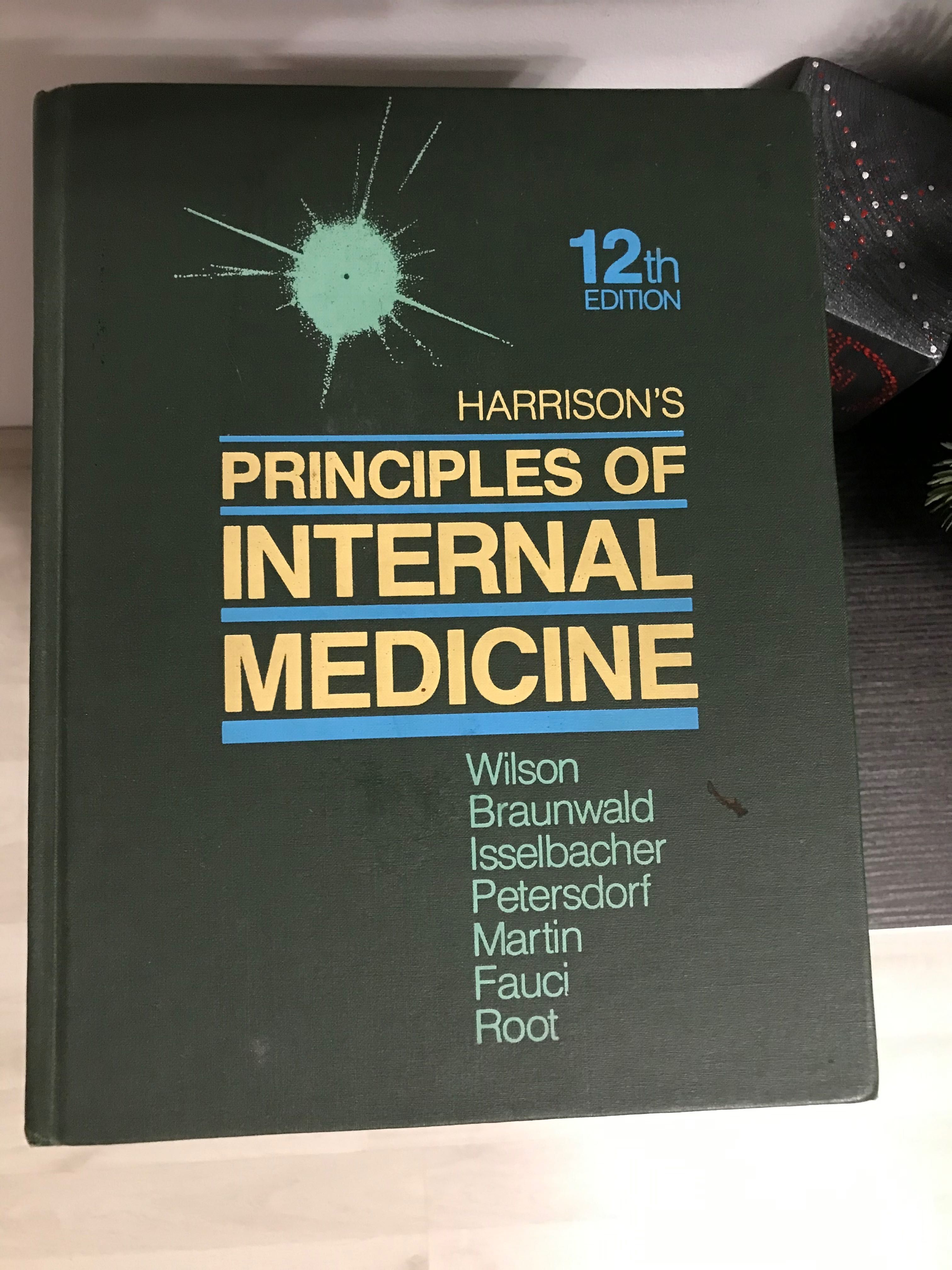 Harrison's Principles of Internal Medicine. 12th edition