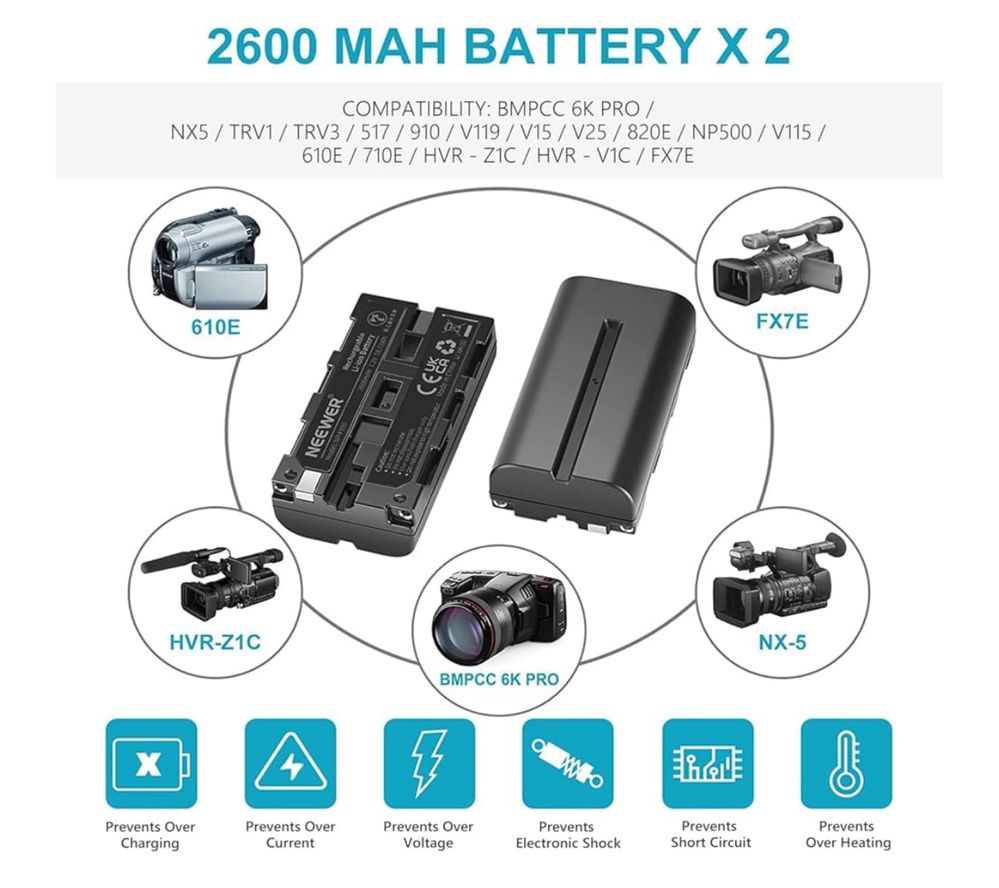 Set incarcator Sony NP550
