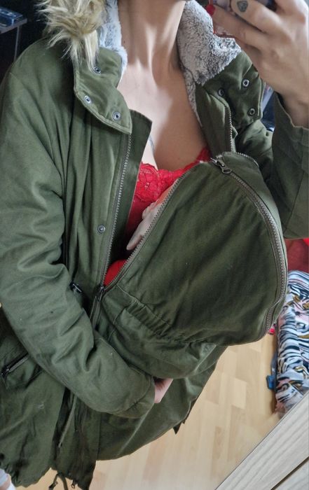 SCHIMB Geaca de gravide cu marsupiu inclus