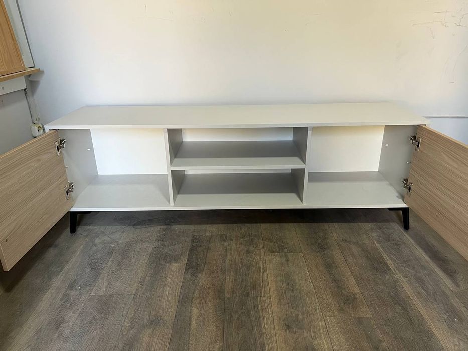 Пад тв тумба мдф размер 1.60см 53см 40см метал ношка давочи петла