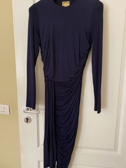 Rochie eleganta bodycon albastru h&m