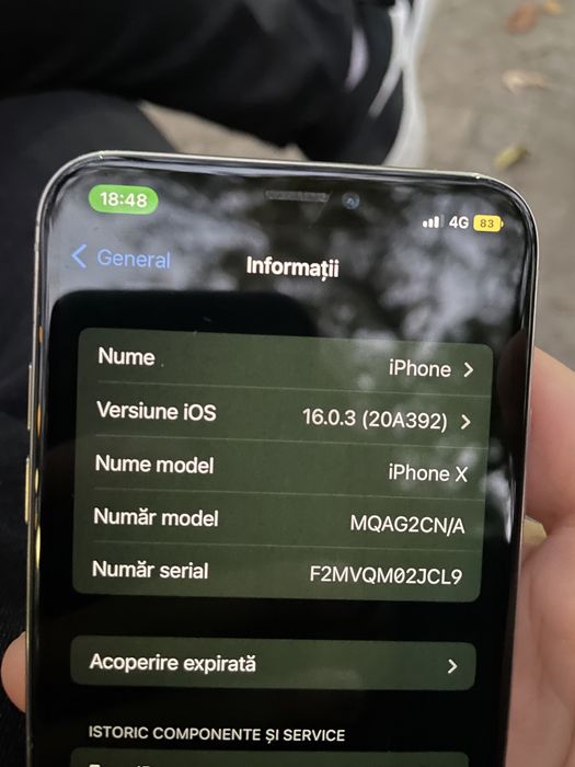 Iphone X 256 GB ios 2017