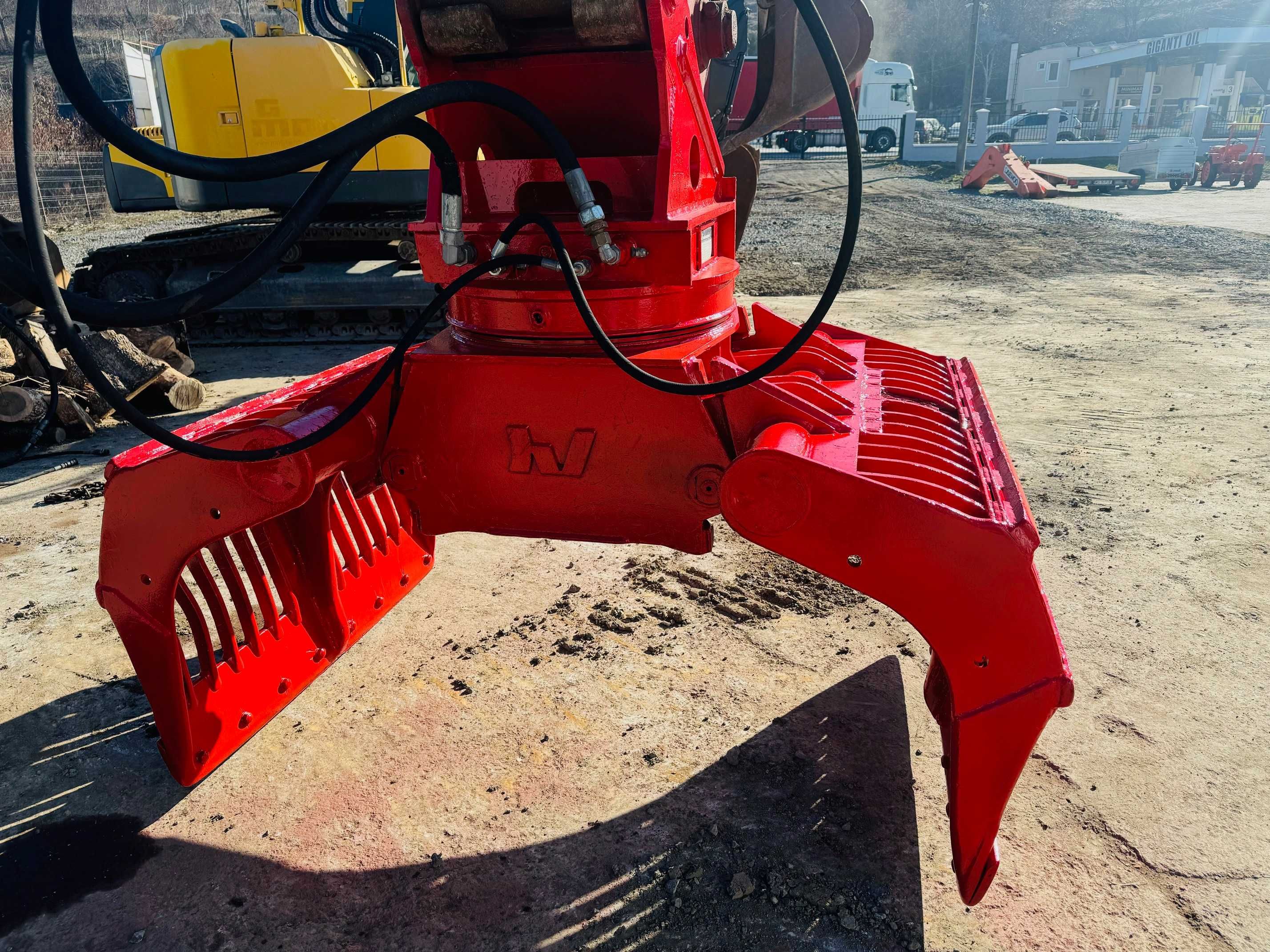 Graifer rotativ demolari/sortare deseuri/lemne, pt excavator 21-35T
