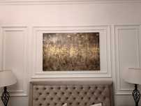 Tablou modern foita de aur