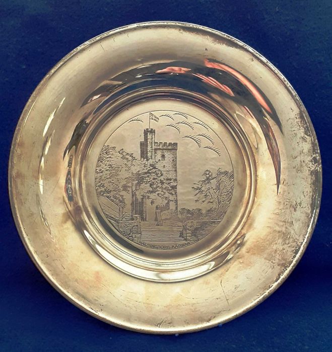 Винтидж Скандинавски сребърни чинии