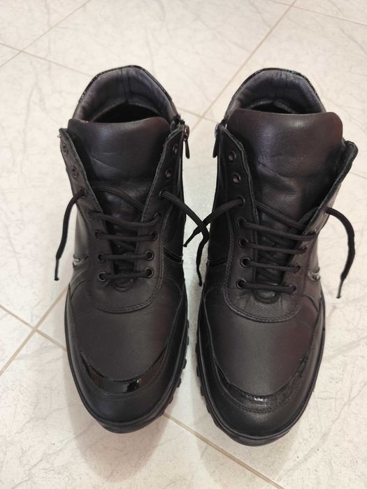 Мъжки зимни боти естествена кожа