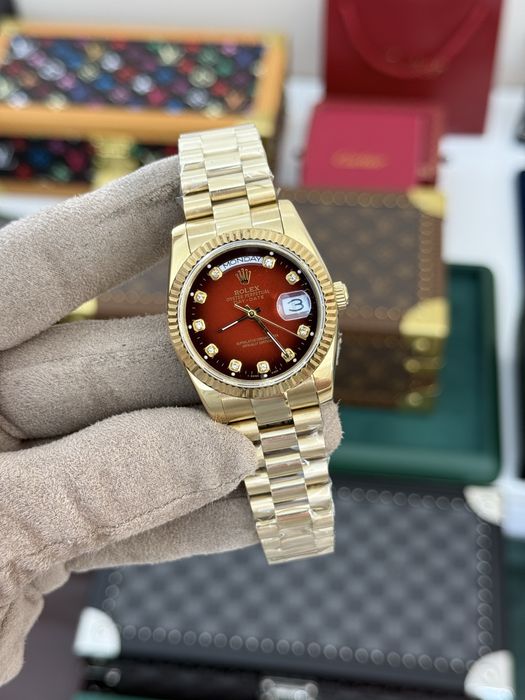 Rolex Day-Date 36mm Red Dial