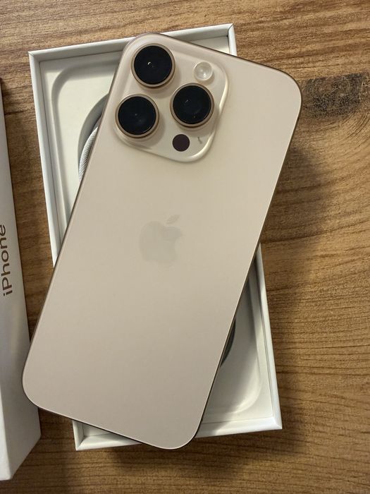 IPhone 16 PRO 512 ГБ като НОВ ! Desert Titanium