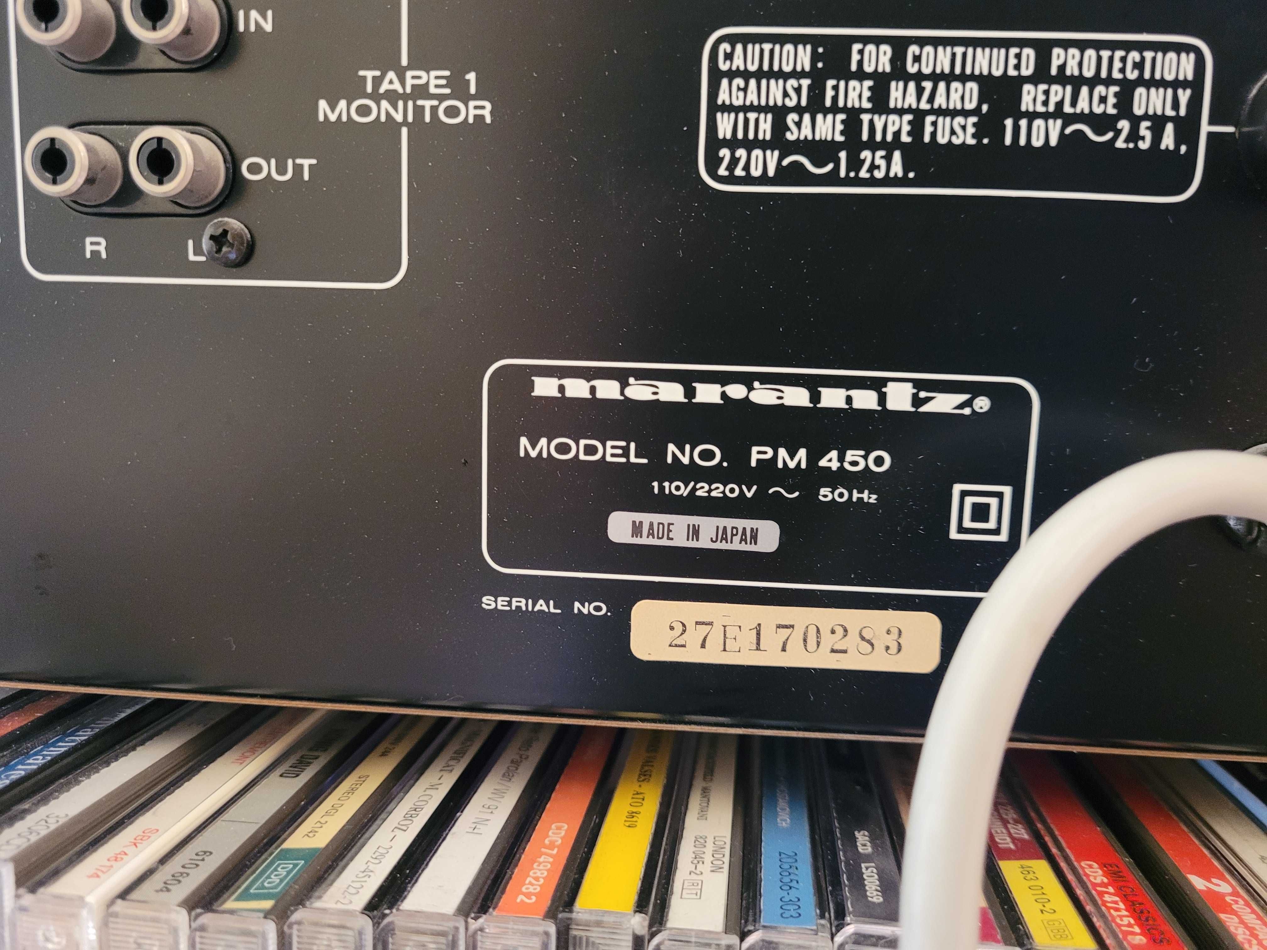 Marantz PM-450 stereo amplifier gold series