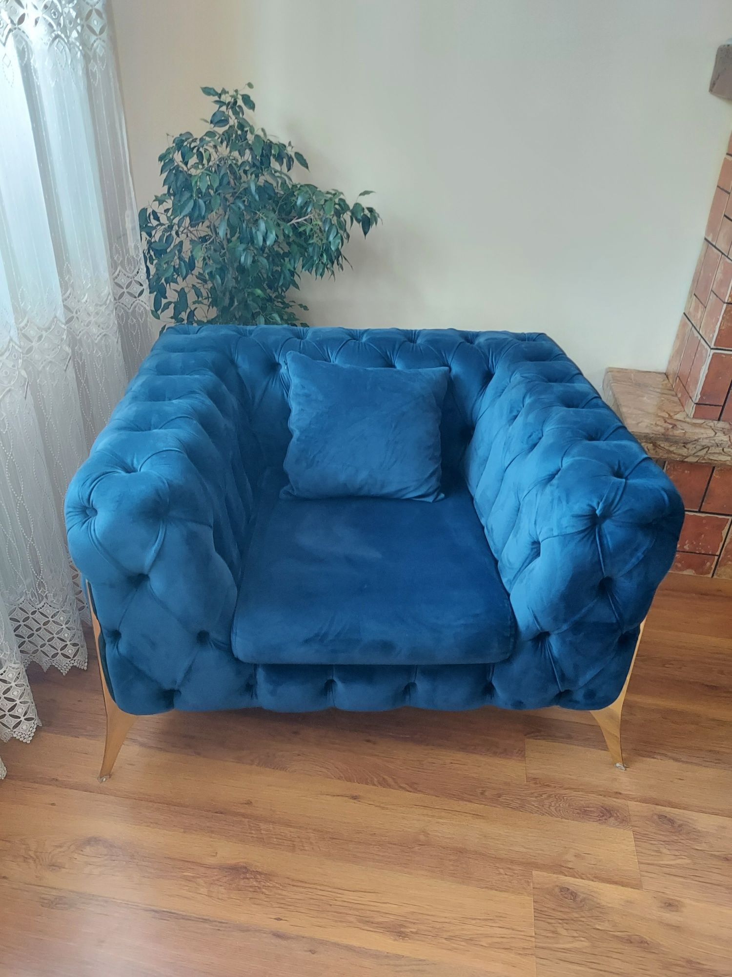 Set canapea +fotoliu Chesterfield