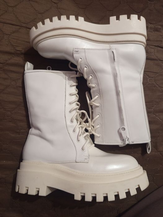 Бели боти Calvin Klein Jeans