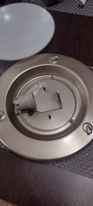 Aplica decorativa alb argintiu