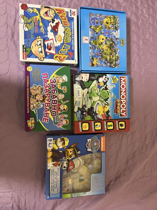 Детски настолни игри 5+