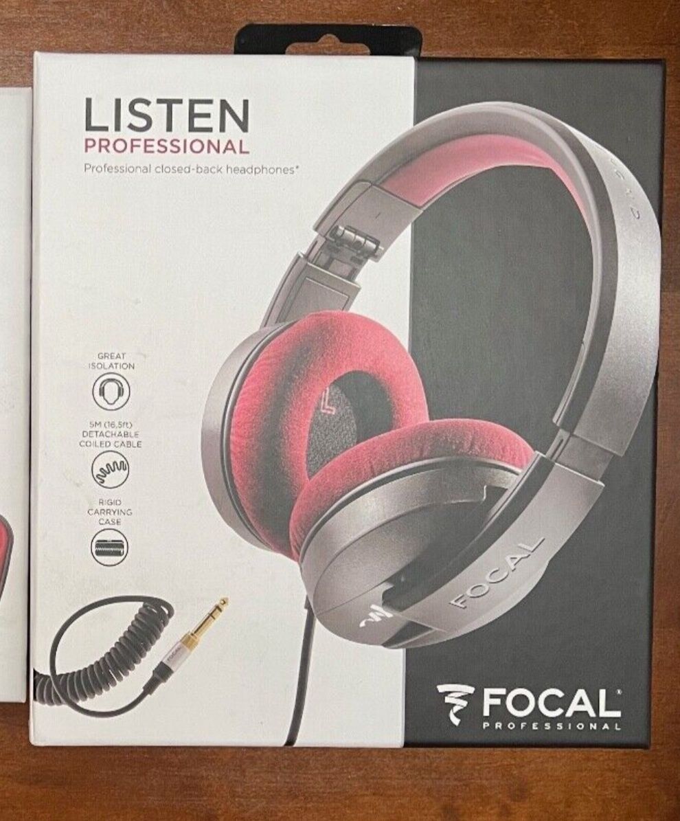 Casti Focal Listen Professional studio cablu hi fi audiofil