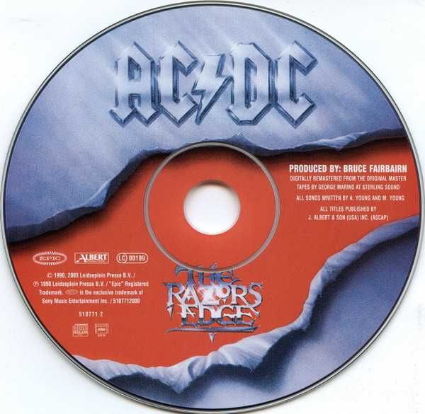 CD AC/DC - The Razors Edge 1990