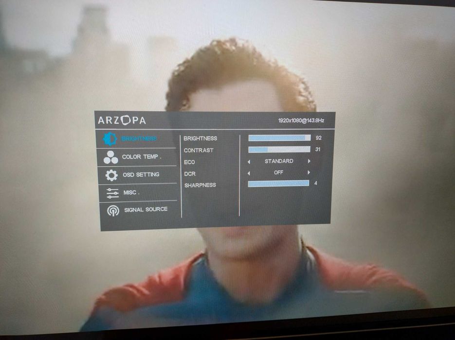 Monitor gaming/Office portabil ARZOPA Z1FC, 144Hz, 16.1 inch