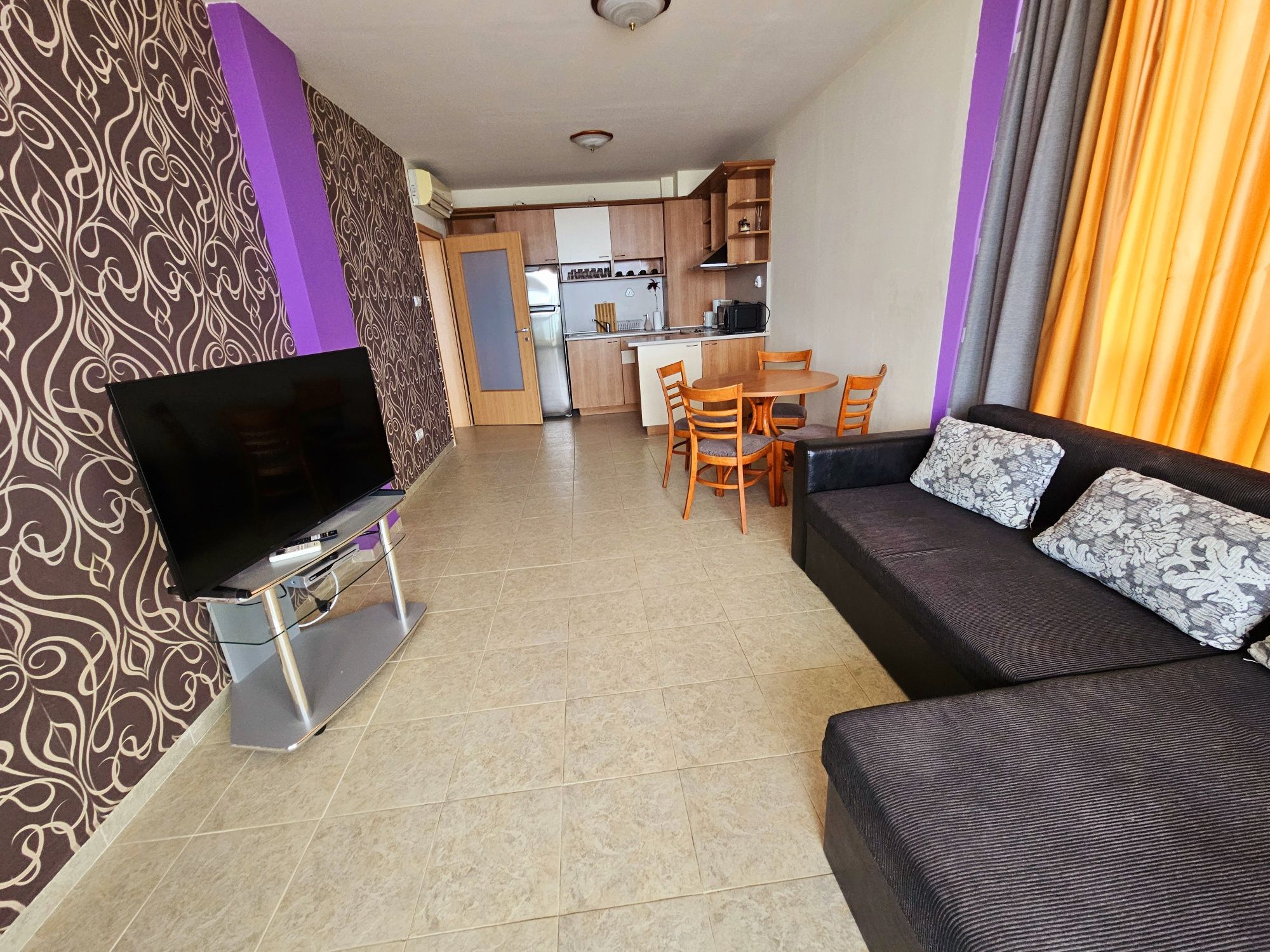 Апартамент нощувки плаж Кабакум-1 линия-Варна Kabakum beach apartments