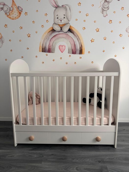 Patuț IKEA cu saltea inclusă (nefolosite)