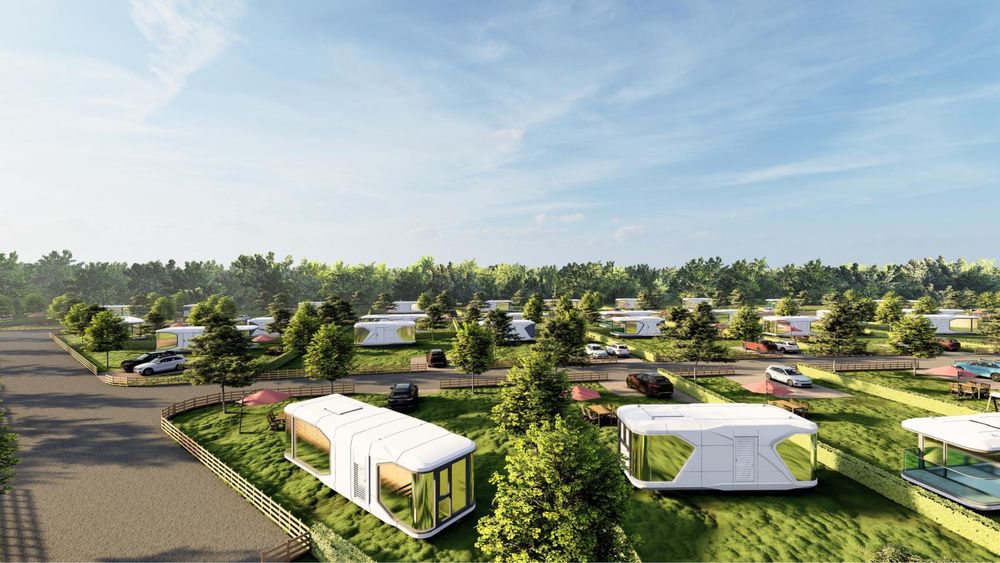 Terenuri parcelate + proiect căsuțe tip capsulă – Snagov