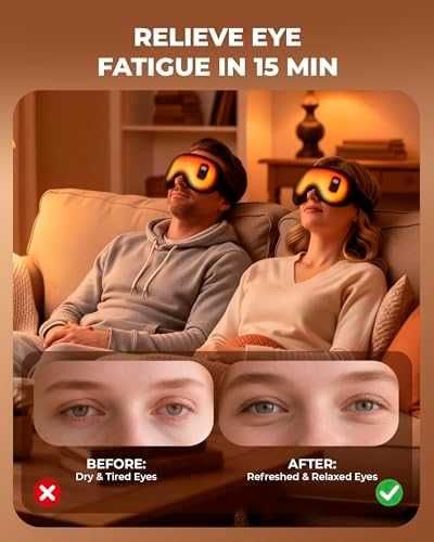 Нова Загряваща маска за очи, копринена, безжична, с таймер и топлина