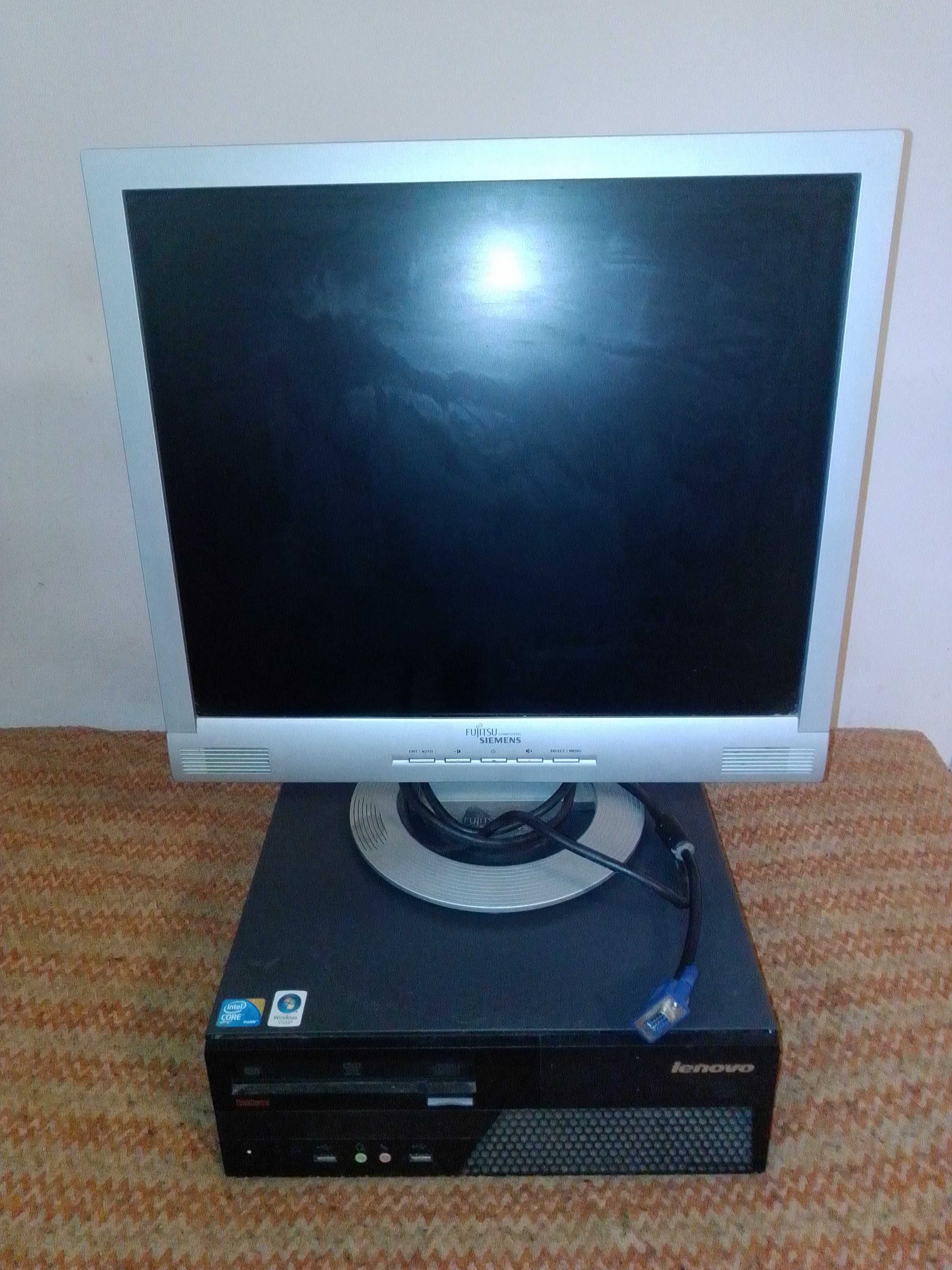 Kомпютър с монитор Lenovo ThinkCentre M58p 7630