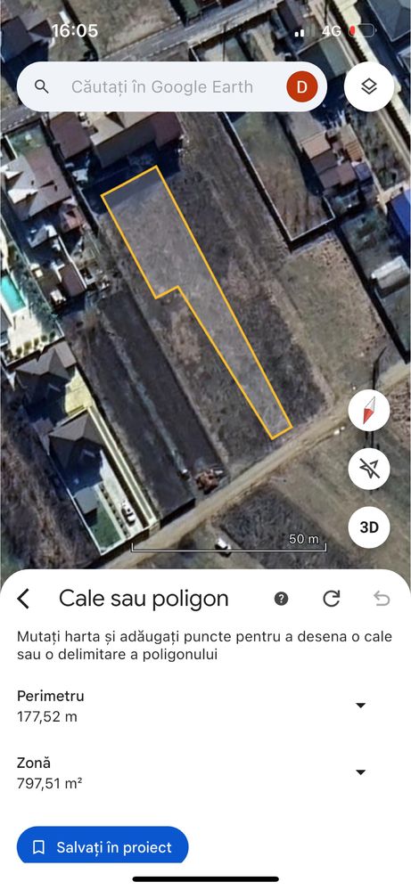 Teren de vanzare intravilan Com. Bucov, zona parc