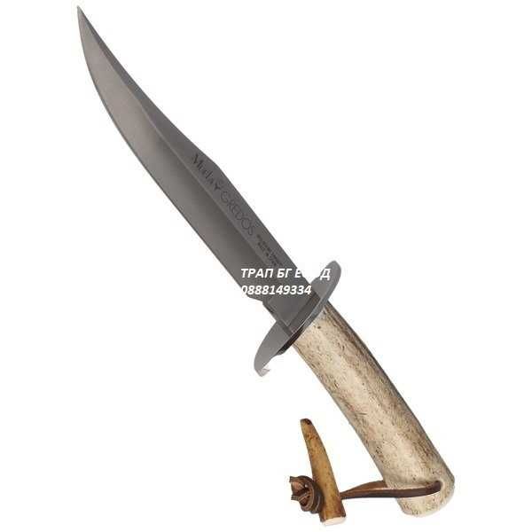 Ловен Нож GRED-16 Муела Испания Muela Ест. Кожа Еленов Рог  Loven Noj