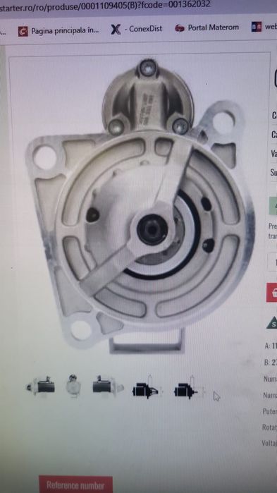Electromotor tractor fiat 480 preț 1250 lei se poate trimite prin curi