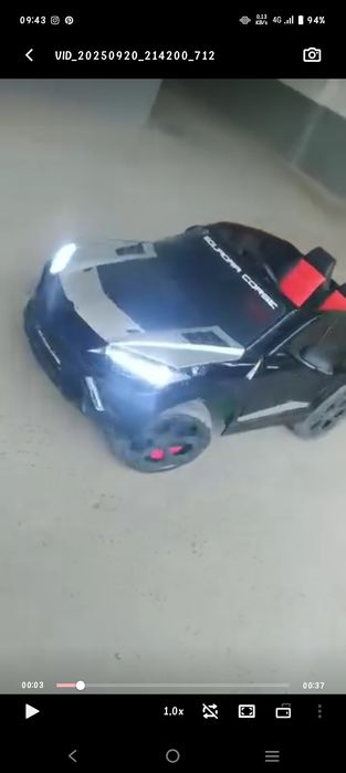 Bolalar haydashi uchun avtomashina arzon narxda sirochna sotiladi