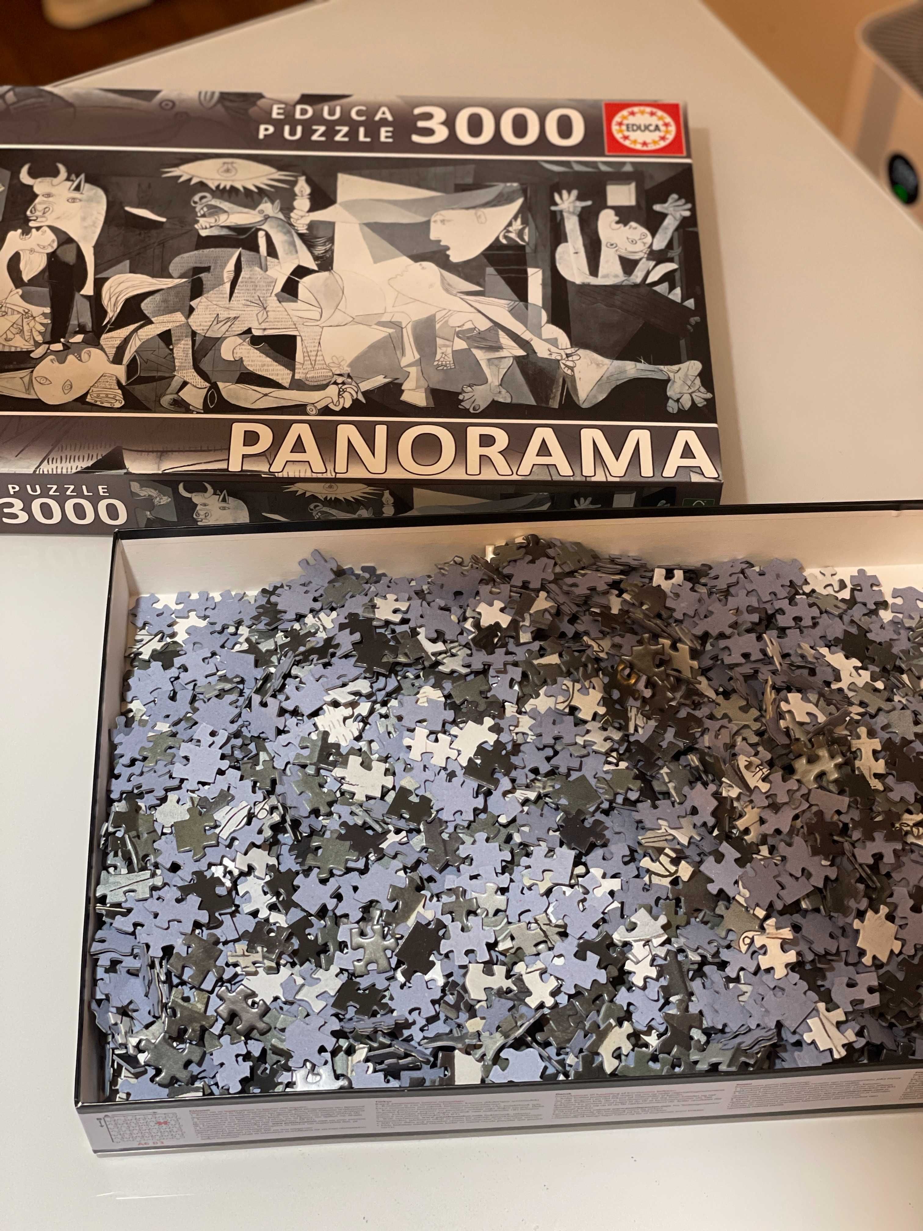 Панорамен пъзел Educa от 3000 части - Герника, Пабло Пикасо