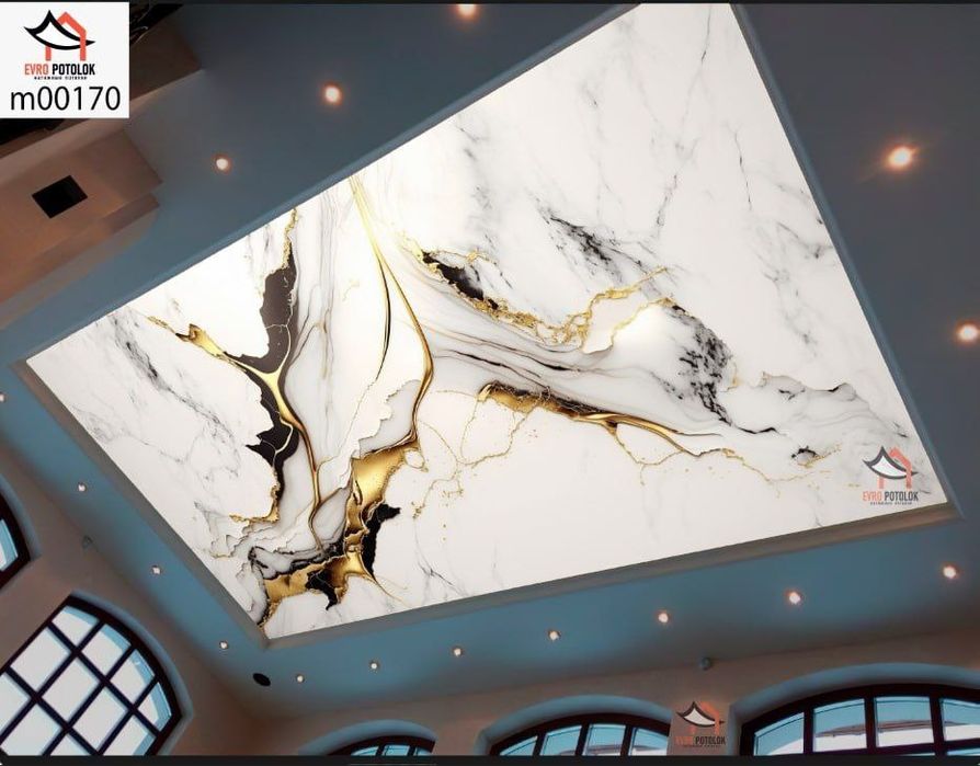 натяжной паталок фото обой хизмати