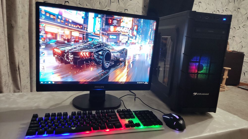 Ryzen 5 3600 GTX 1060 6Gb LCD22 игровой компьютер