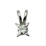 Pandantiv aur 18k cu diamant rotund cod 7864