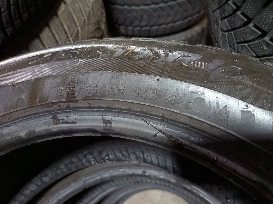 Anvelope MS iarna 215 55 17 pirelli 2021 6.5-7mm