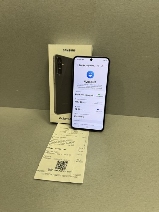 Продавам отличен Samsung A56 гаранция