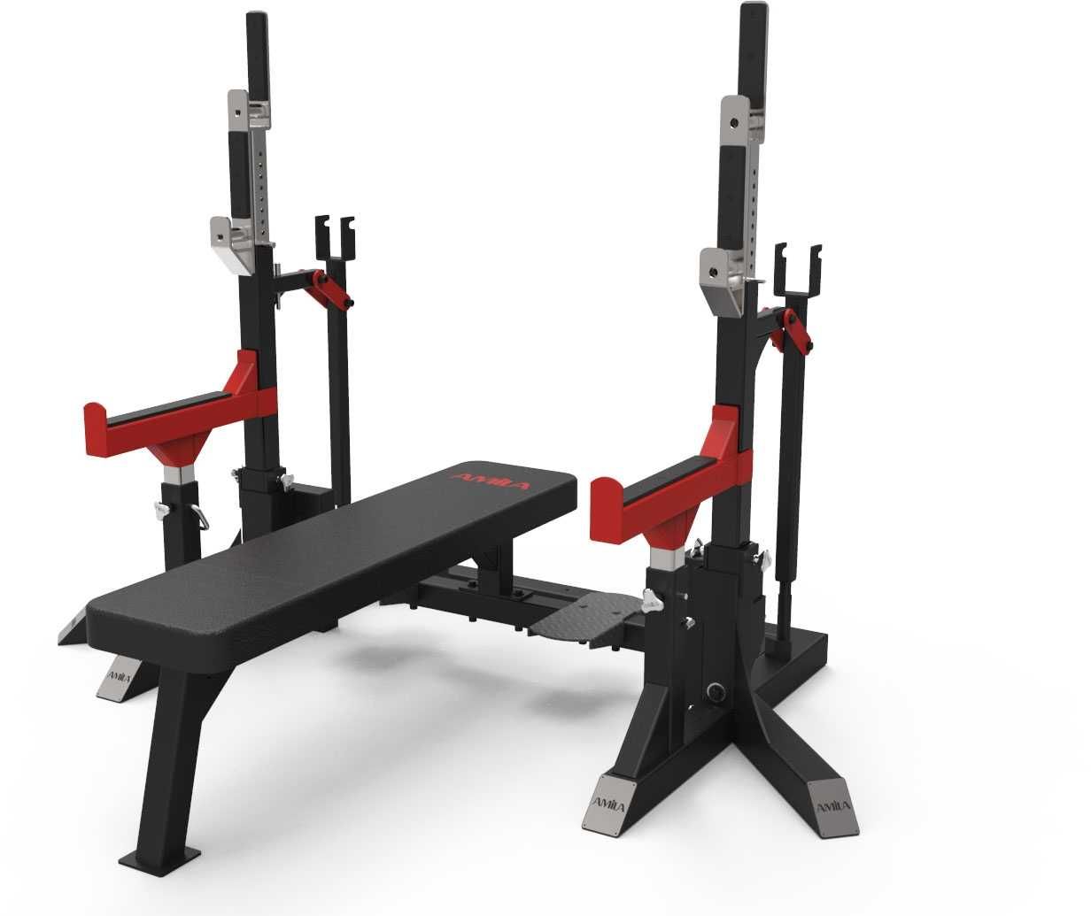 Професионална Лежанка Amila Power Lifting Bench, Фитнес Уред, Пейка