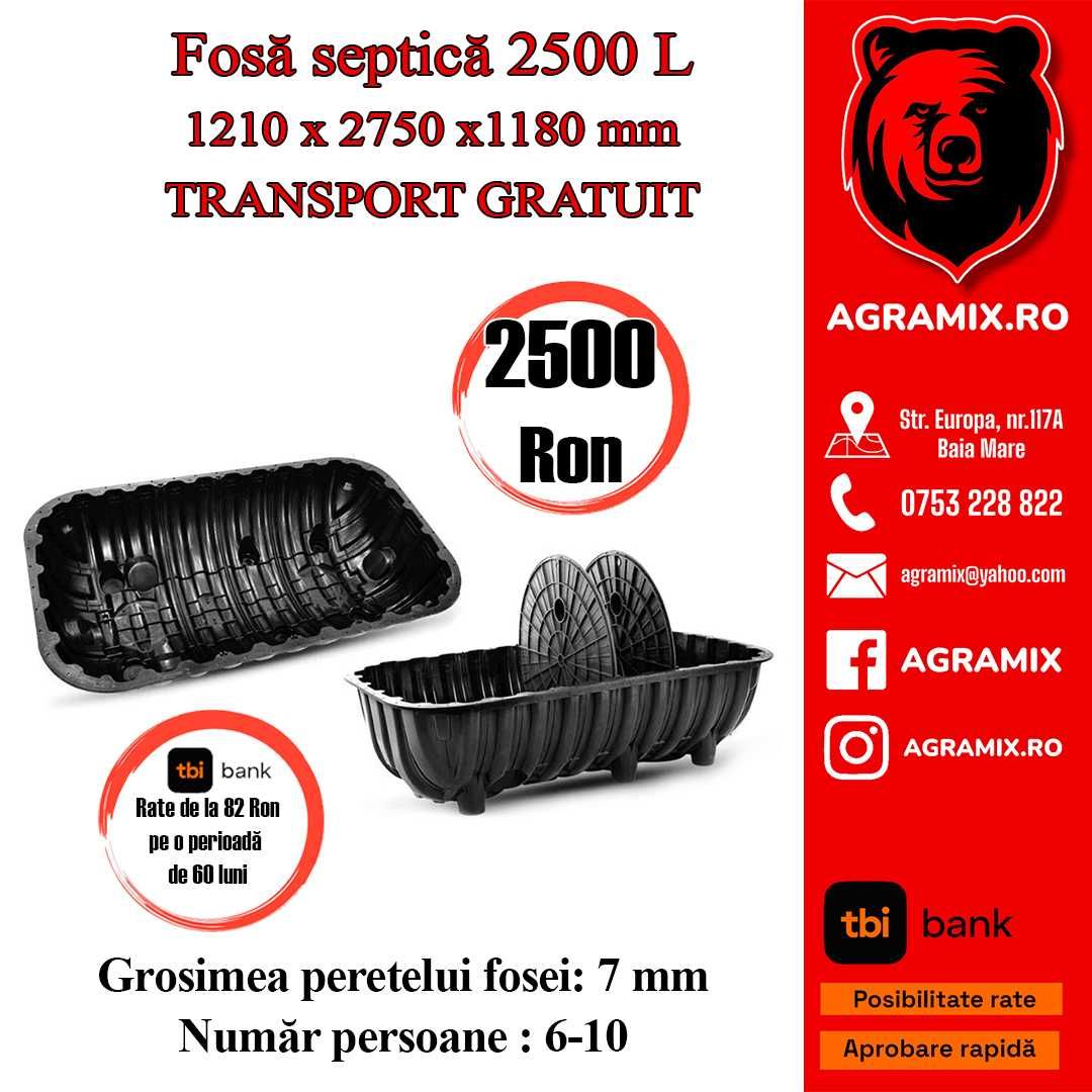 Fosa septica transport gratuit 1500-2500 L noi Agramix