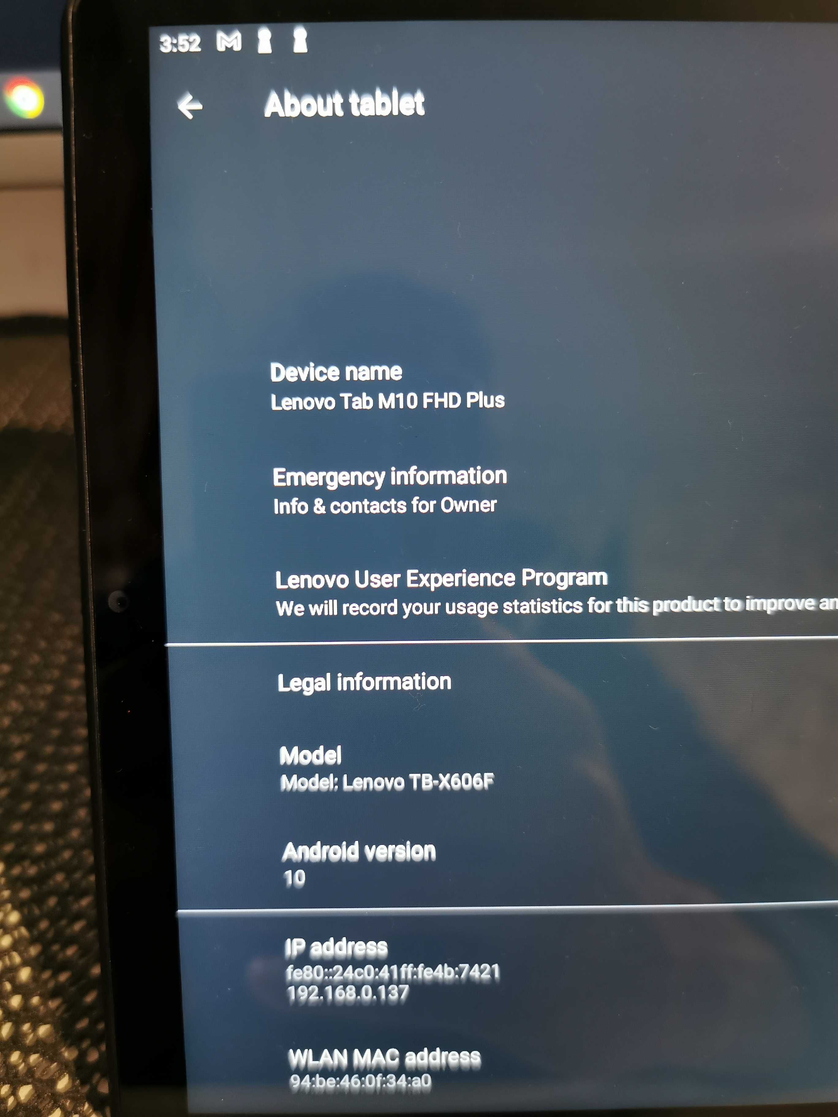 Lenovo Tab M10 FHD Plus (2nd Gen)