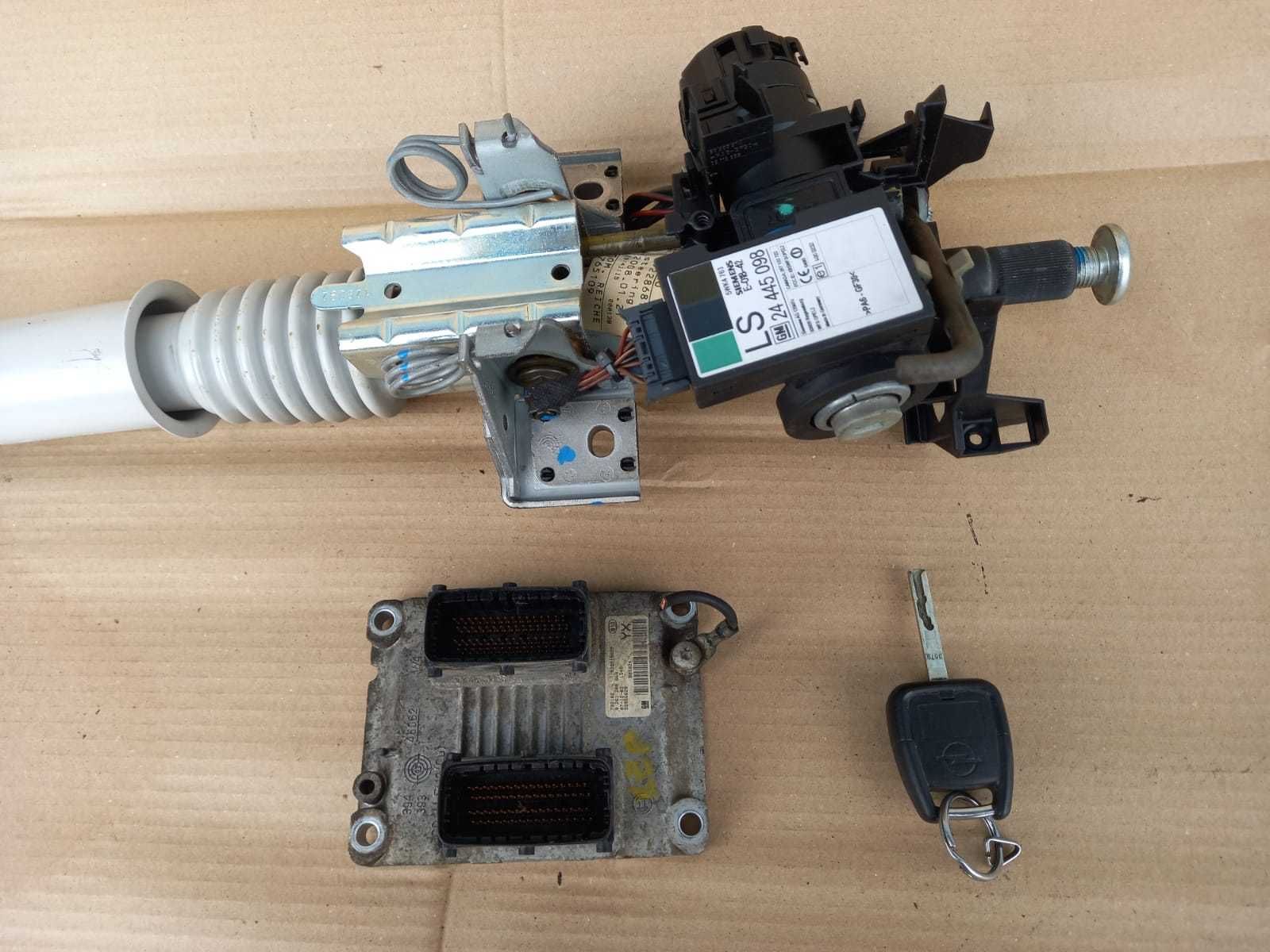 Kit pornire cu contact cheie cu cip immo si ECU, Opel Astra G 1,4 XEP