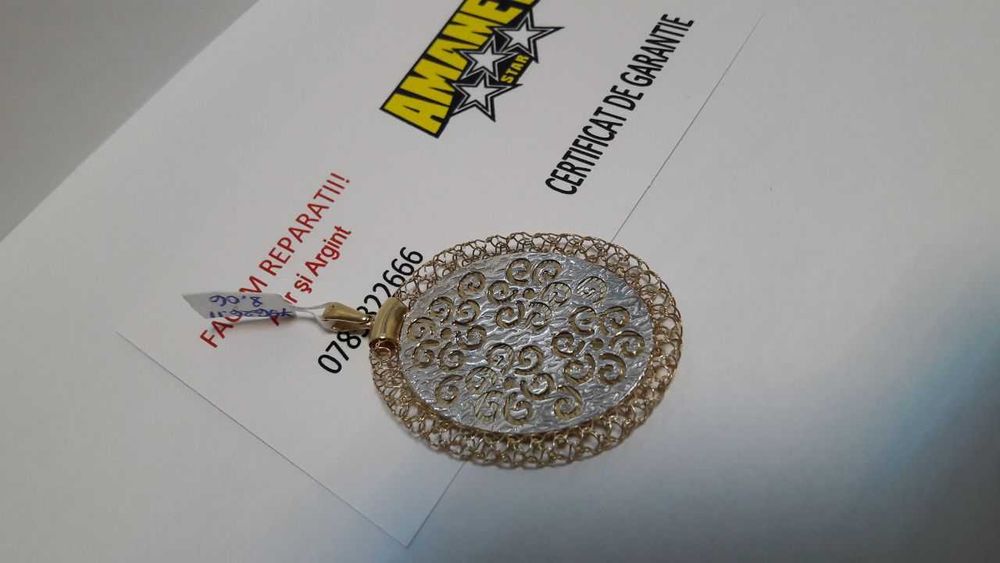 Pandant model deosebit / aur 14k (m2)