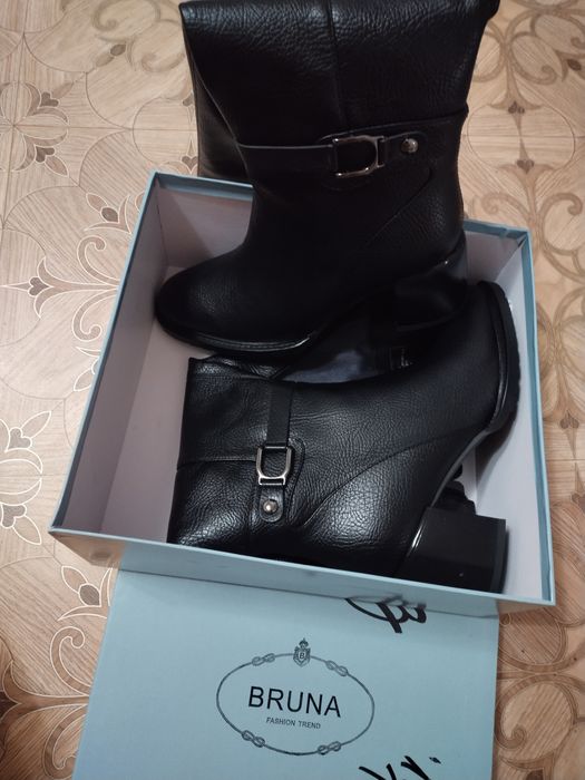 Сапоги натуральная кожа.евромех.турция.