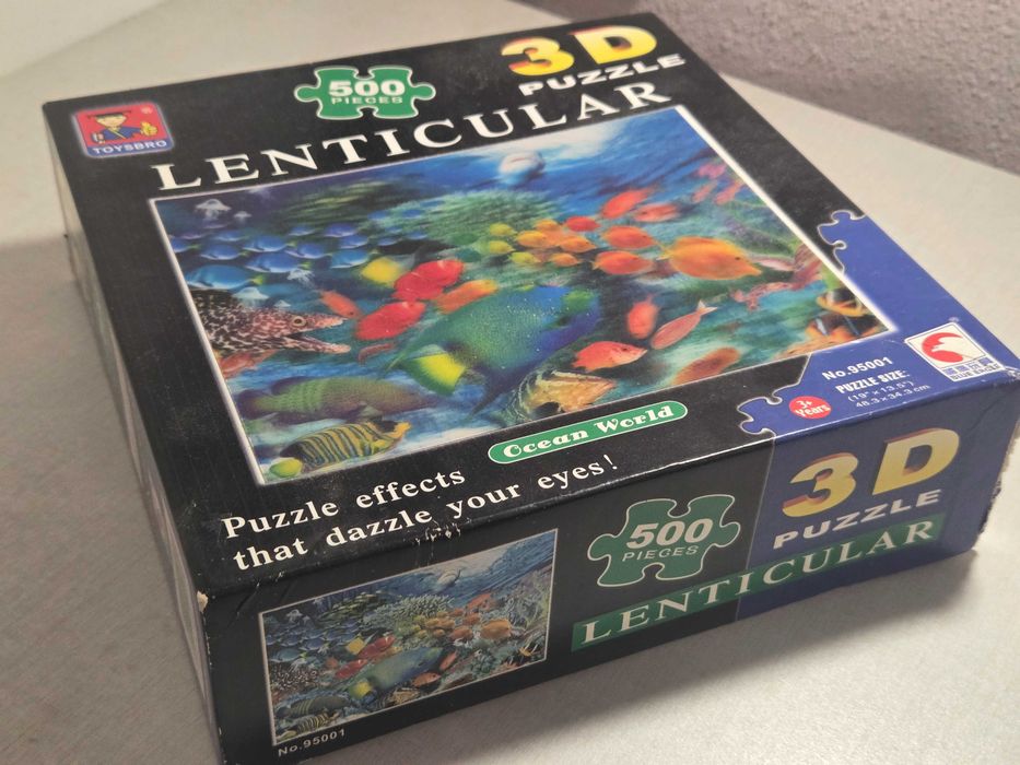 3D Пъзел 500 части